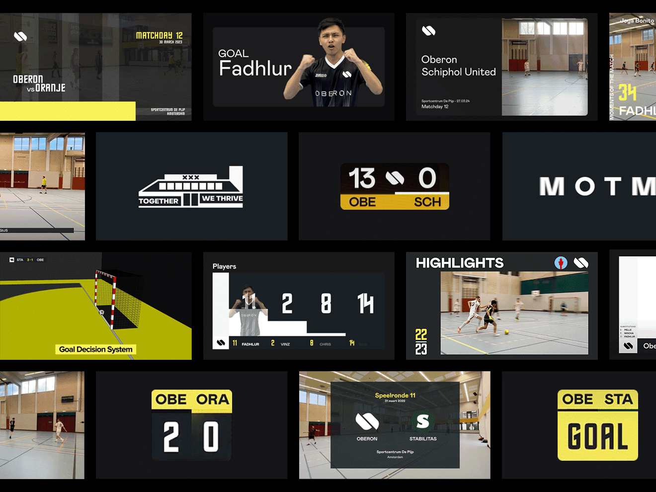 Oberon Futsal Broadcast Graphics